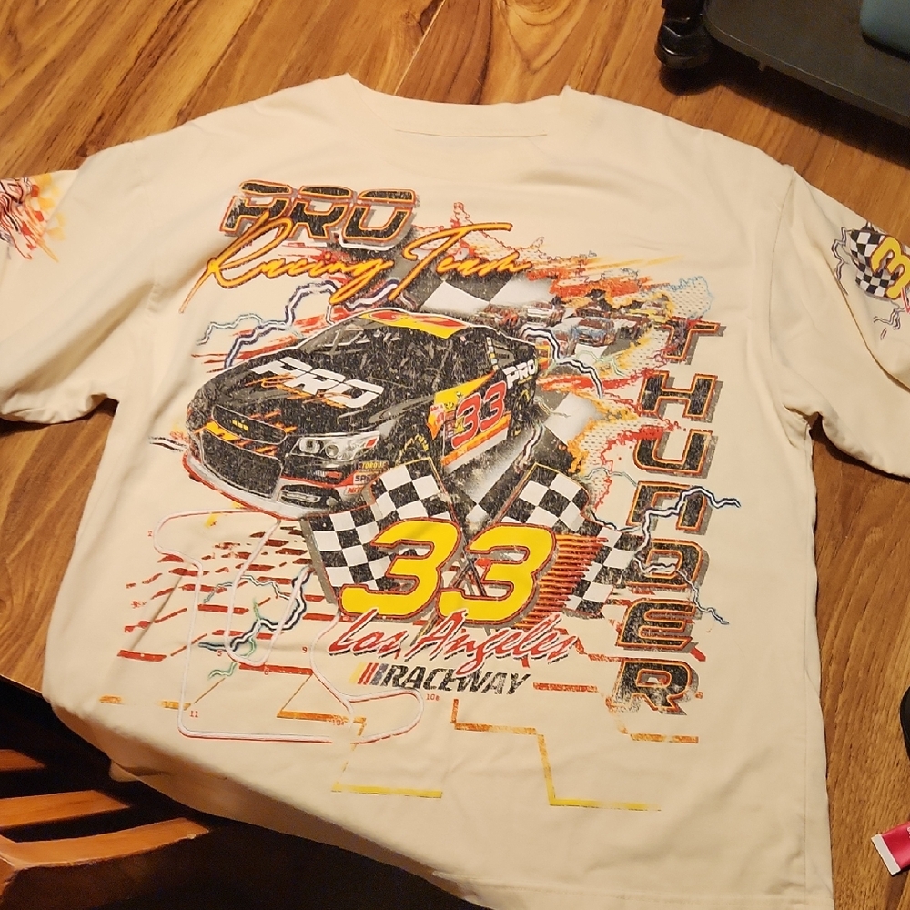 Men's Large Graphic T-Shirt - White